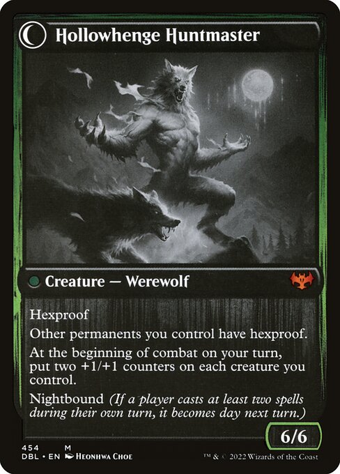 Avabruck Caretaker // Hollowhenge Huntmaster (reverso)