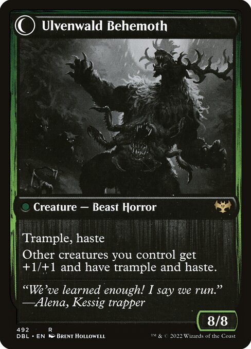 Ulvenwald Oddity // Ulvenwald Behemoth (reverso)