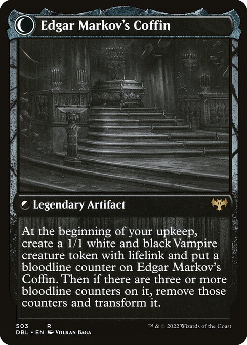 Edgar, Charmed Groom // Edgar Markov's Coffin (reverso)