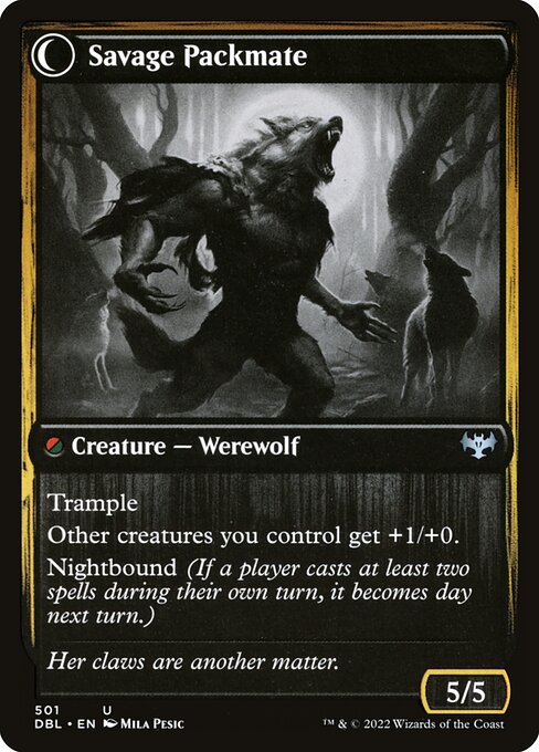 Child of the Pack // Savage Packmate (reverso)