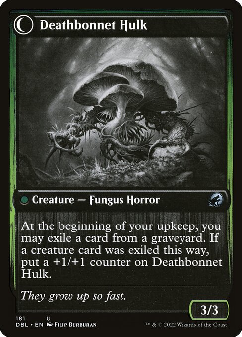 Deathbonnet Sprout // Deathbonnet Hulk (reverso)