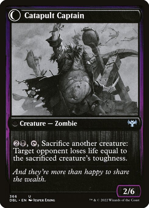 Catapult Fodder // Catapult Captain (reverso)