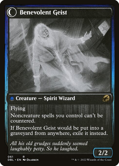 Malevolent Hermit // Benevolent Geist (reverso)