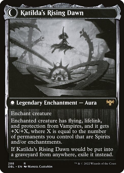 Katilda, Dawnhart Martyr // Katilda's Rising Dawn (reverso)