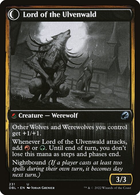 Kessig Naturalist // Lord of the Ulvenwald (reverso)