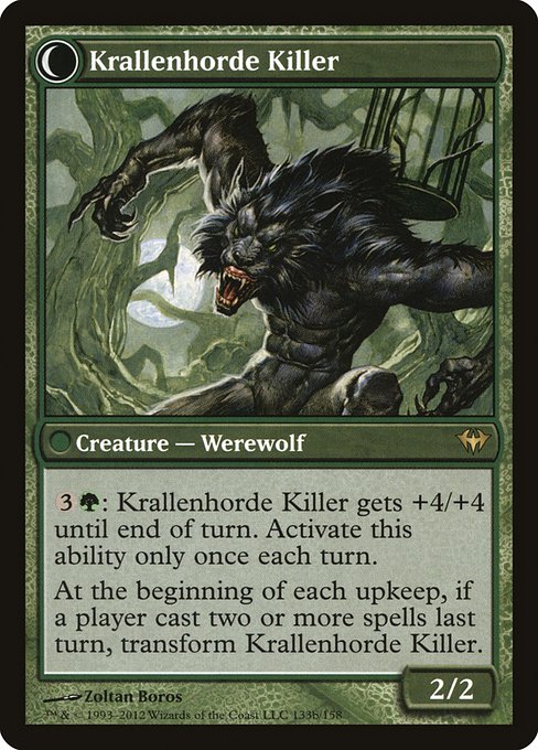 Wolfbitten Captive // Krallenhorde Killer (reverso)