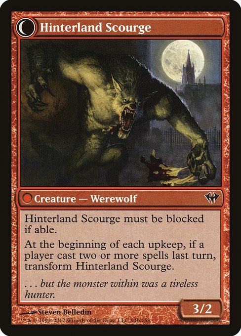 Hinterland Hermit // Hinterland Scourge (reverso)