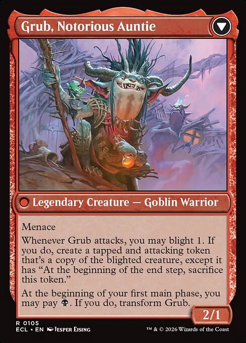 Grub, Storied Matriarch // Grub, Notorious Auntie (reverso)