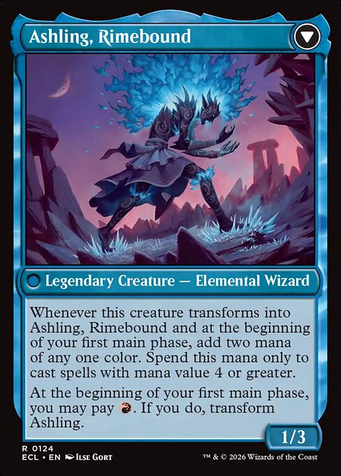 Ashling, Rekindled // Ashling, Rimebound (reverso)