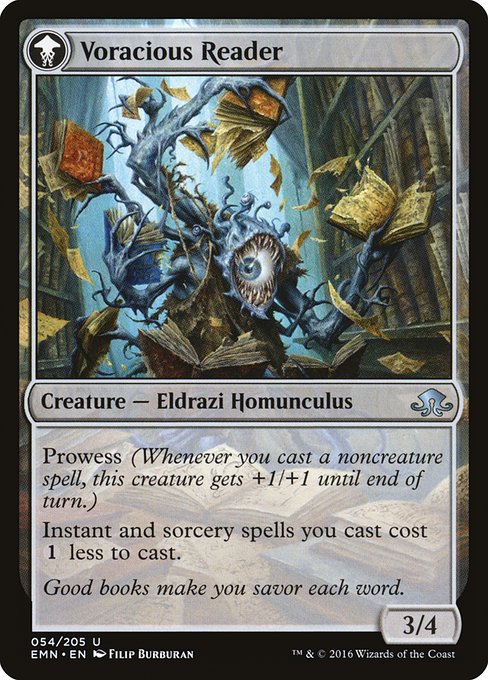 Curious Homunculus // Voracious Reader (reverso)
