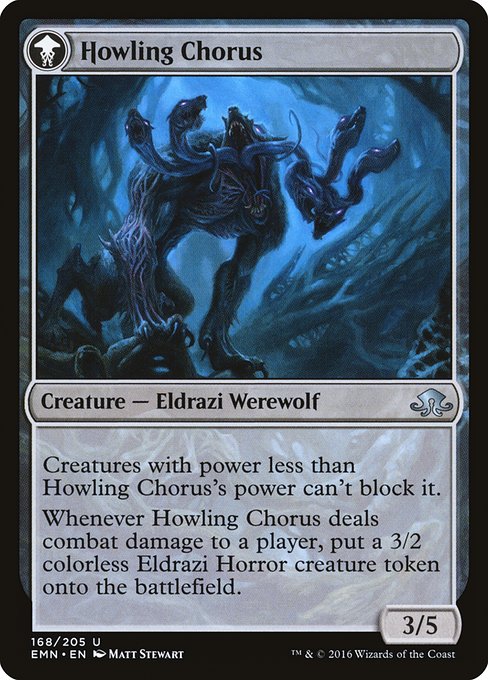 Shrill Howler // Howling Chorus (reverso)