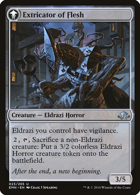 Extricator of Sin // Extricator of Flesh (reverso)