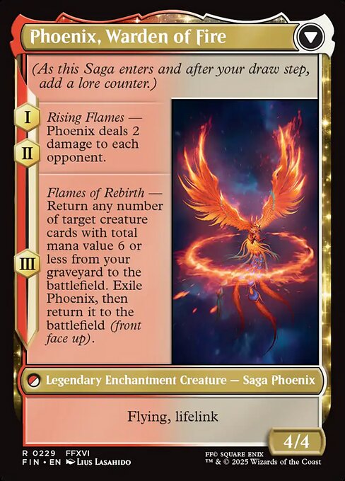 Joshua, Phoenix's Dominant // Phoenix, Warden of Fire (reverso)