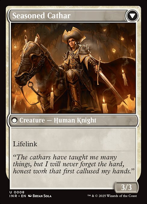Ambitious Farmhand // Seasoned Cathar (reverso)