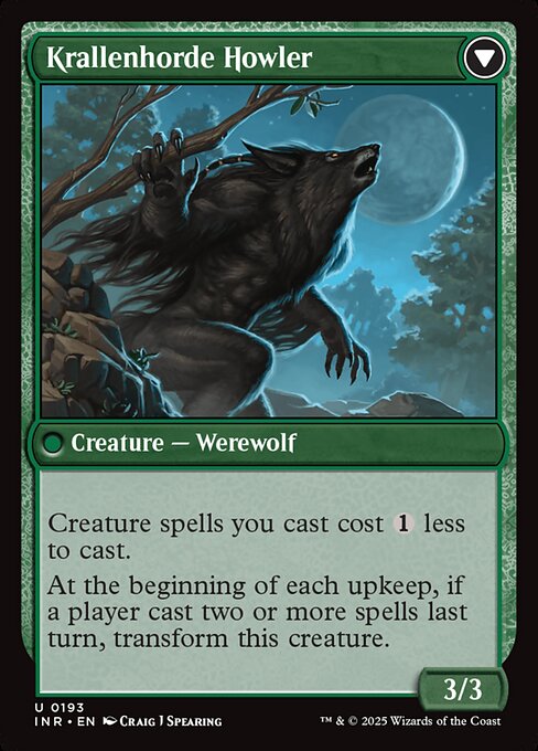 Duskwatch Recruiter // Krallenhorde Howler (reverso)
