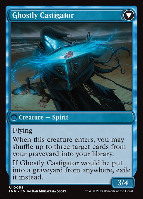 Covetous Castaway // Ghostly Castigator (reverso)
