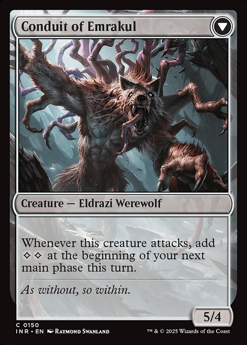Conduit of Storms // Conduit of Emrakul (reverso)