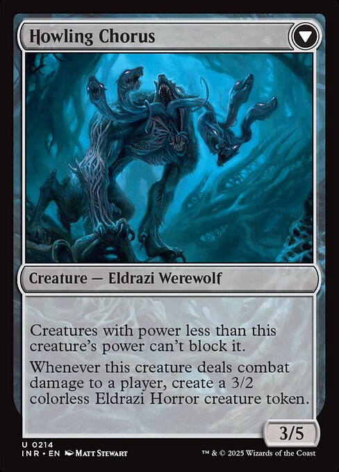 Shrill Howler // Howling Chorus (reverso)