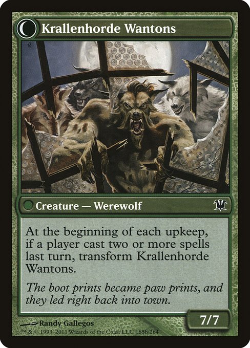 Grizzled Outcasts // Krallenhorde Wantons (reverso)