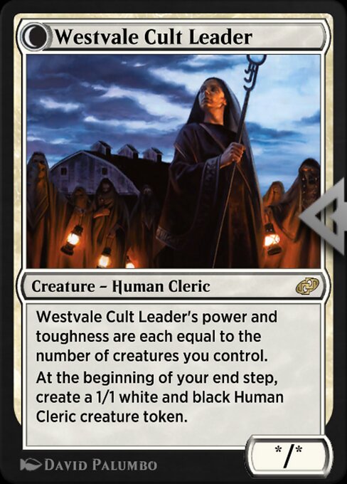 Hanweir Militia Captain // Westvale Cult Leader (reverso)