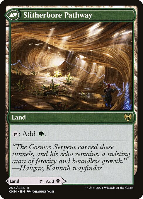 Darkbore Pathway // Slitherbore Pathway (reverso)