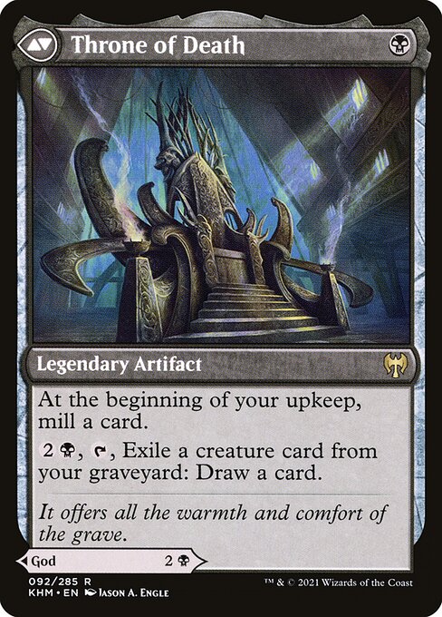 Egon, God of Death // Throne of Death (reverso)