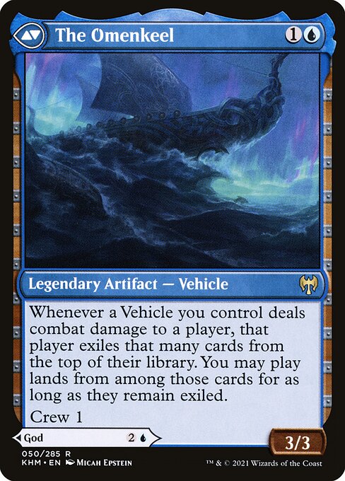Cosima, God of the Voyage // The Omenkeel (reverso)
