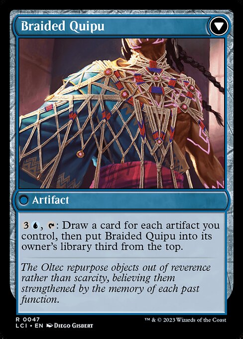 Braided Net // Braided Quipu (reverso)