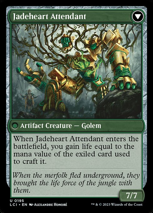 Jade Seedstones // Jadeheart Attendant (reverso)