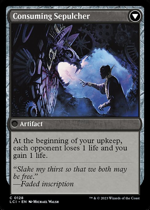 Tithing Blade // Consuming Sepulcher (reverso)