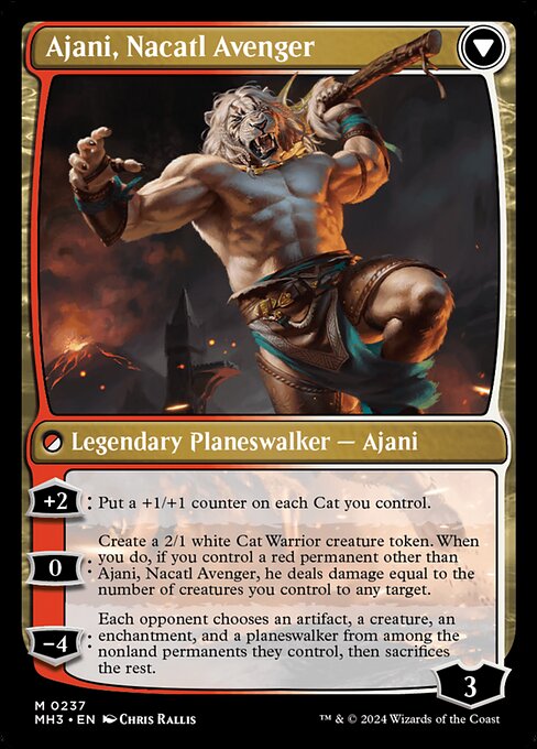 Ajani, Nacatl Pariah // Ajani, Nacatl Avenger (reverso)