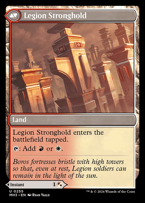 Legion Leadership // Legion Stronghold (reverso)
