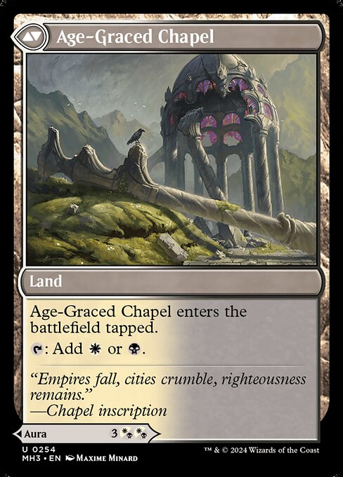 Glasswing Grace // Age-Graced Chapel (reverso)
