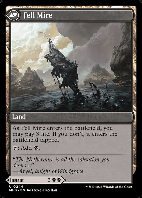 Fell the Profane // Fell Mire (reverso)