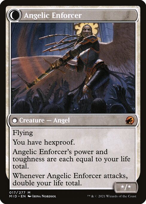 Enduring Angel // Angelic Enforcer (reverso)
