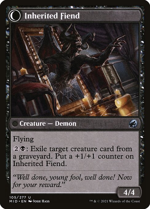 Heirloom Mirror // Inherited Fiend (reverso)