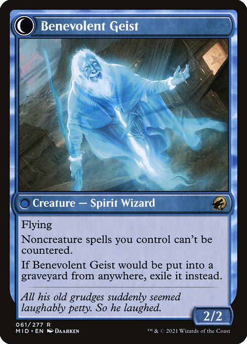 Malevolent Hermit // Benevolent Geist (reverso)