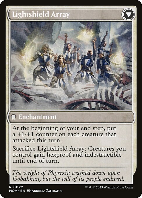 Invasion of Gobakhan // Lightshield Array (reverso)