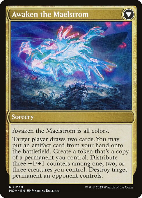 Invasion of Alara // Awaken the Maelstrom (reverso)