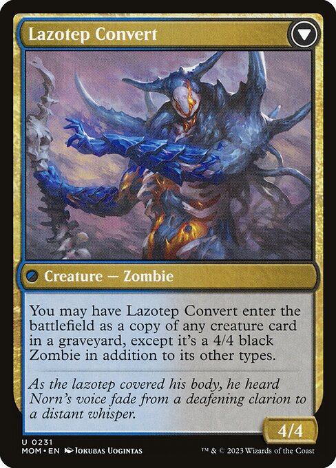 Invasion of Amonkhet // Lazotep Convert (reverso)