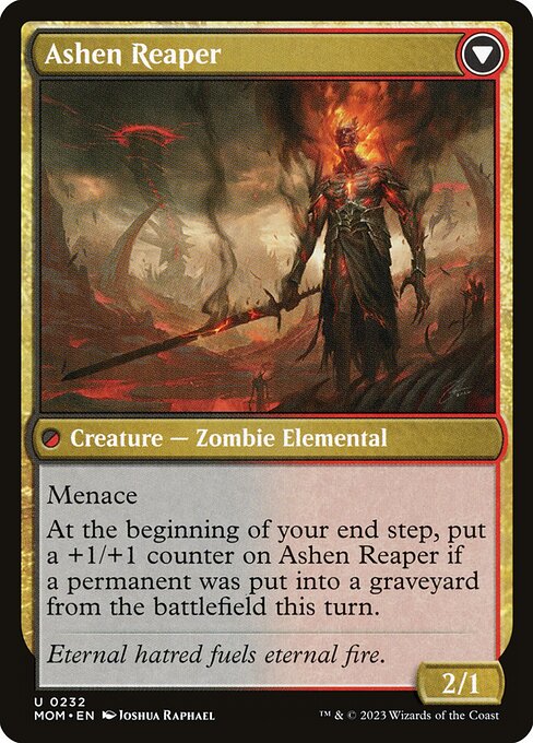 Invasion of Azgol // Ashen Reaper (reverso)