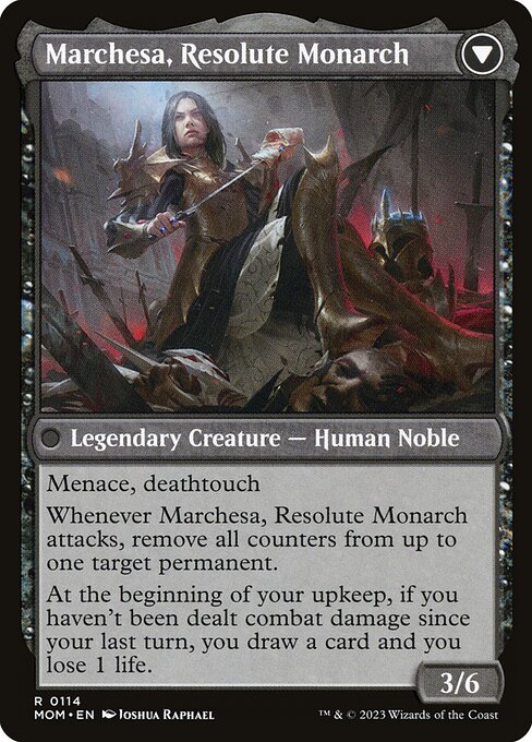 Invasion of Fiora // Marchesa, Resolute Monarch (reverso)