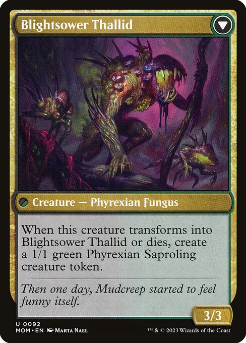 Blightreaper Thallid // Blightsower Thallid (reverso)