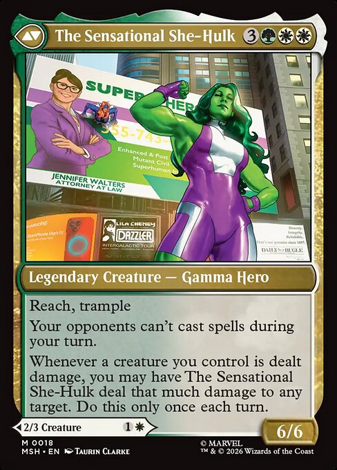 Jennifer Walters // The Sensational She-Hulk (reverso)