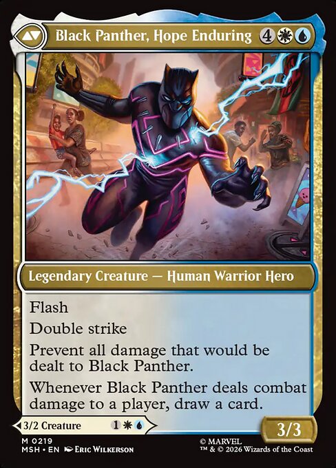 King T'Challa // Black Panther, Hope Enduring (reverso)