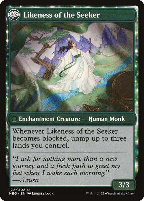 Azusa's Many Journeys // Likeness of the Seeker (reverso)