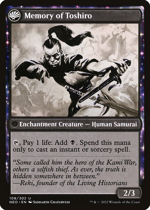 Life of Toshiro Umezawa // Memory of Toshiro (reverso)