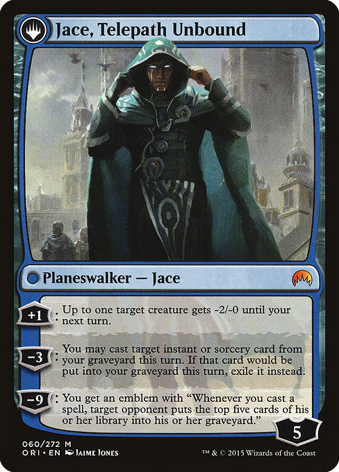 Jace, Vryn's Prodigy // Jace, Telepath Unbound (reverso)