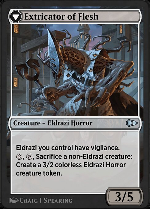 Extricator of Sin // Extricator of Flesh (reverso)
