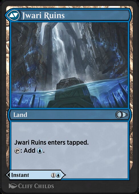 Jwari Disruption // Jwari Ruins (reverso)